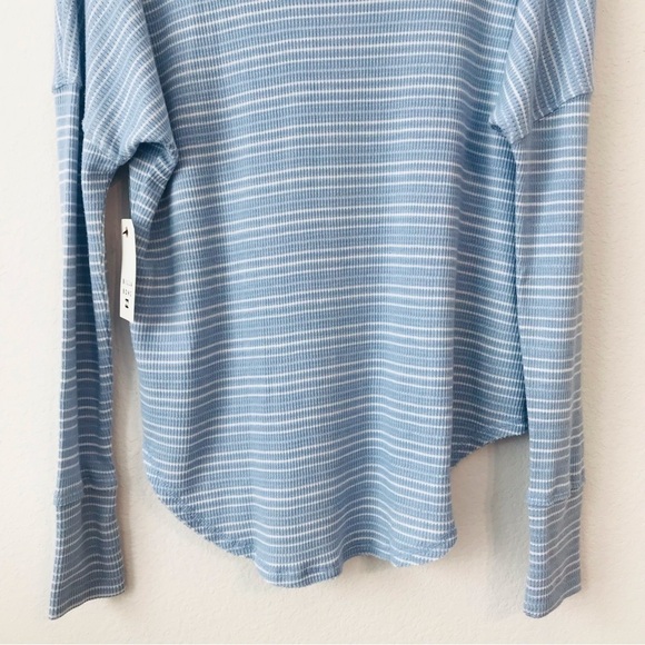 New! Billabong Any Day Thermal Ribbed Knit Oversized Long Sleeve Top - Picture 7 of 11